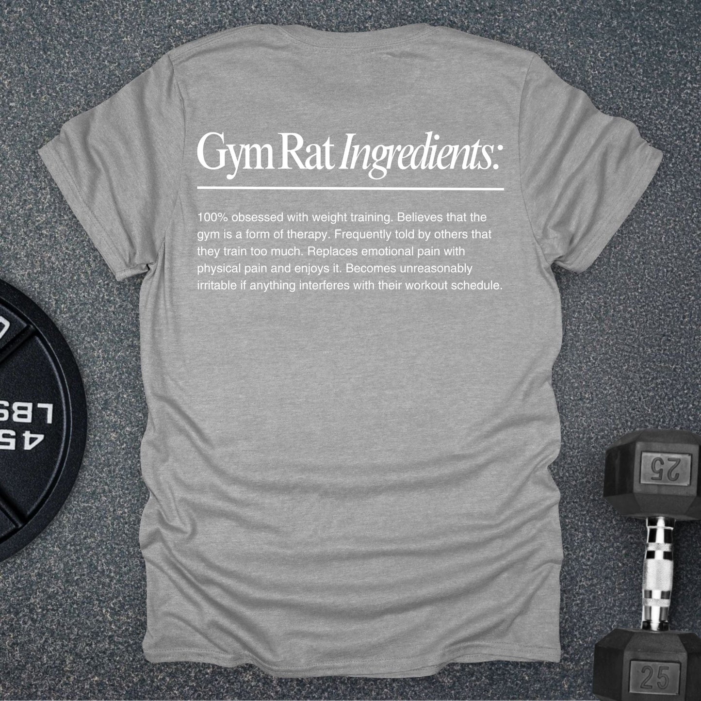 Gym Rat Ingredients T-Shirt