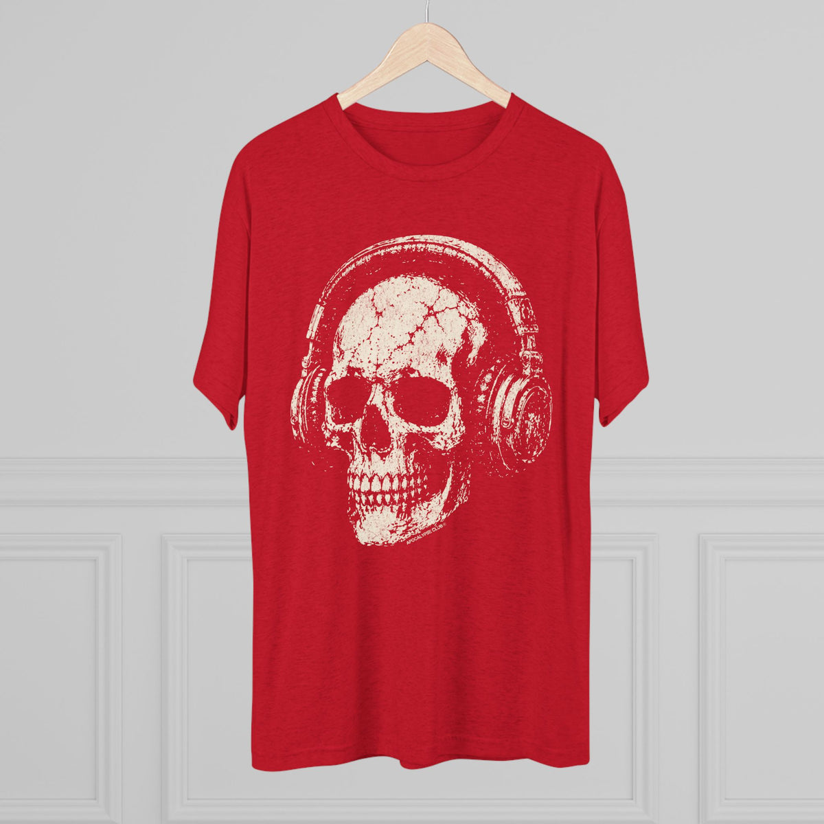 Locked In Skull Tri-Blend T-Shirt