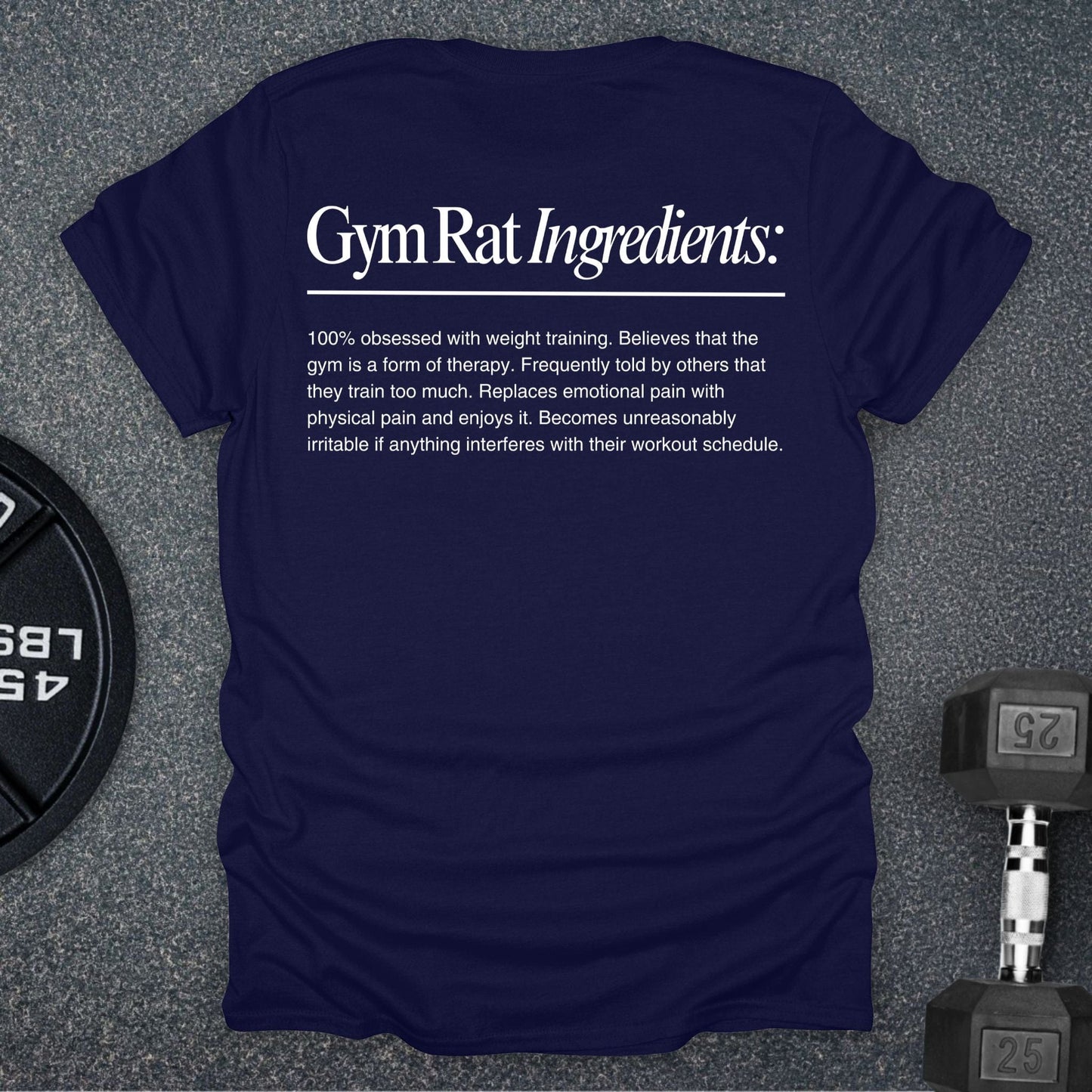 Gym Rat Ingredients T-Shirt