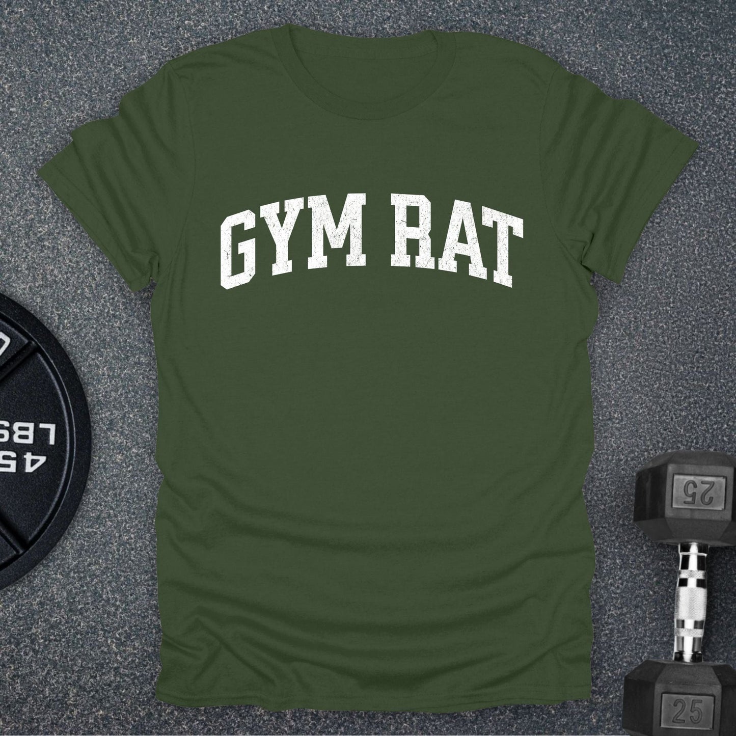 College Gym Rat T-Shirt