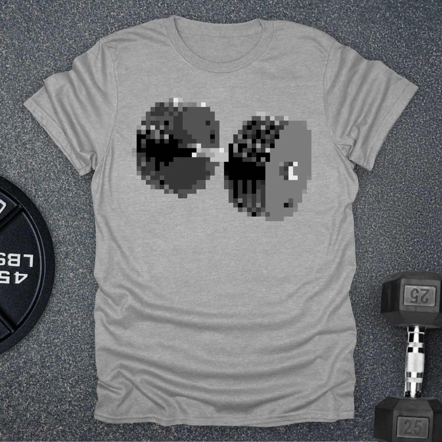 Dumbell Pixel T-Shirt