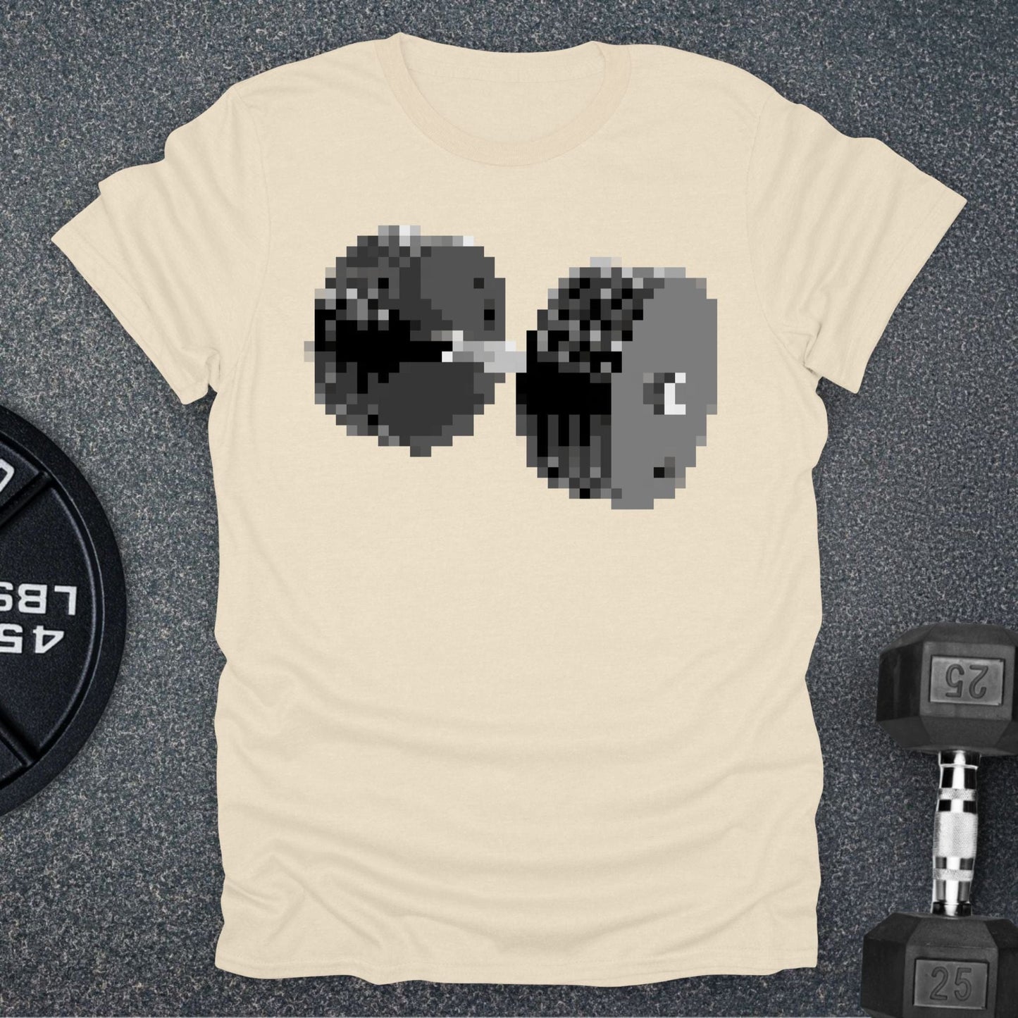 Dumbell Pixel T-Shirt