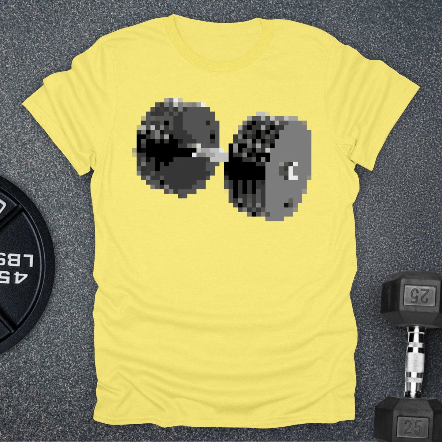 Dumbell Pixel T-Shirt