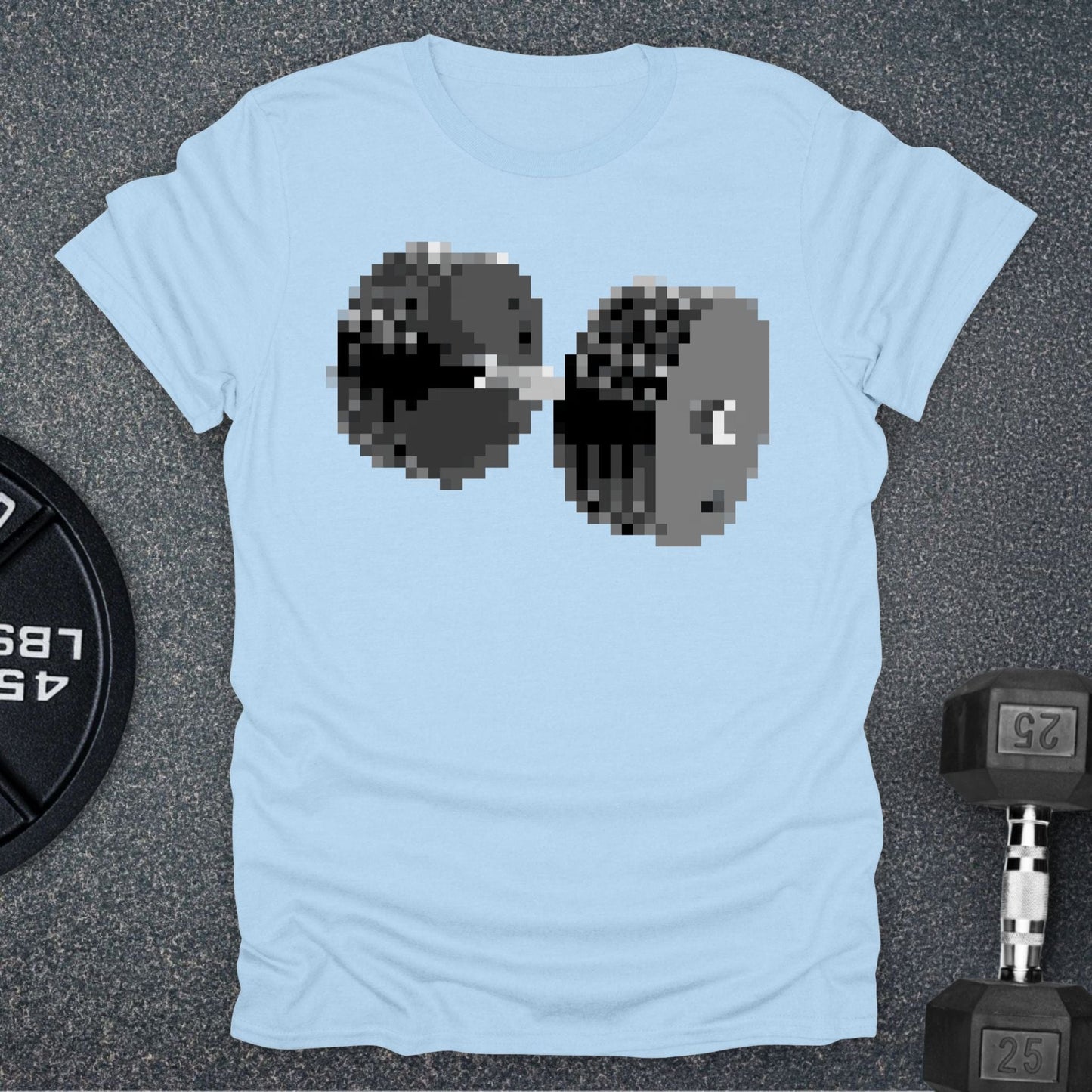 Dumbell Pixel T-Shirt
