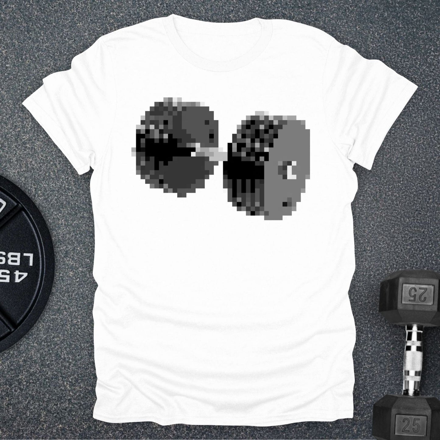 Dumbell Pixel T-Shirt