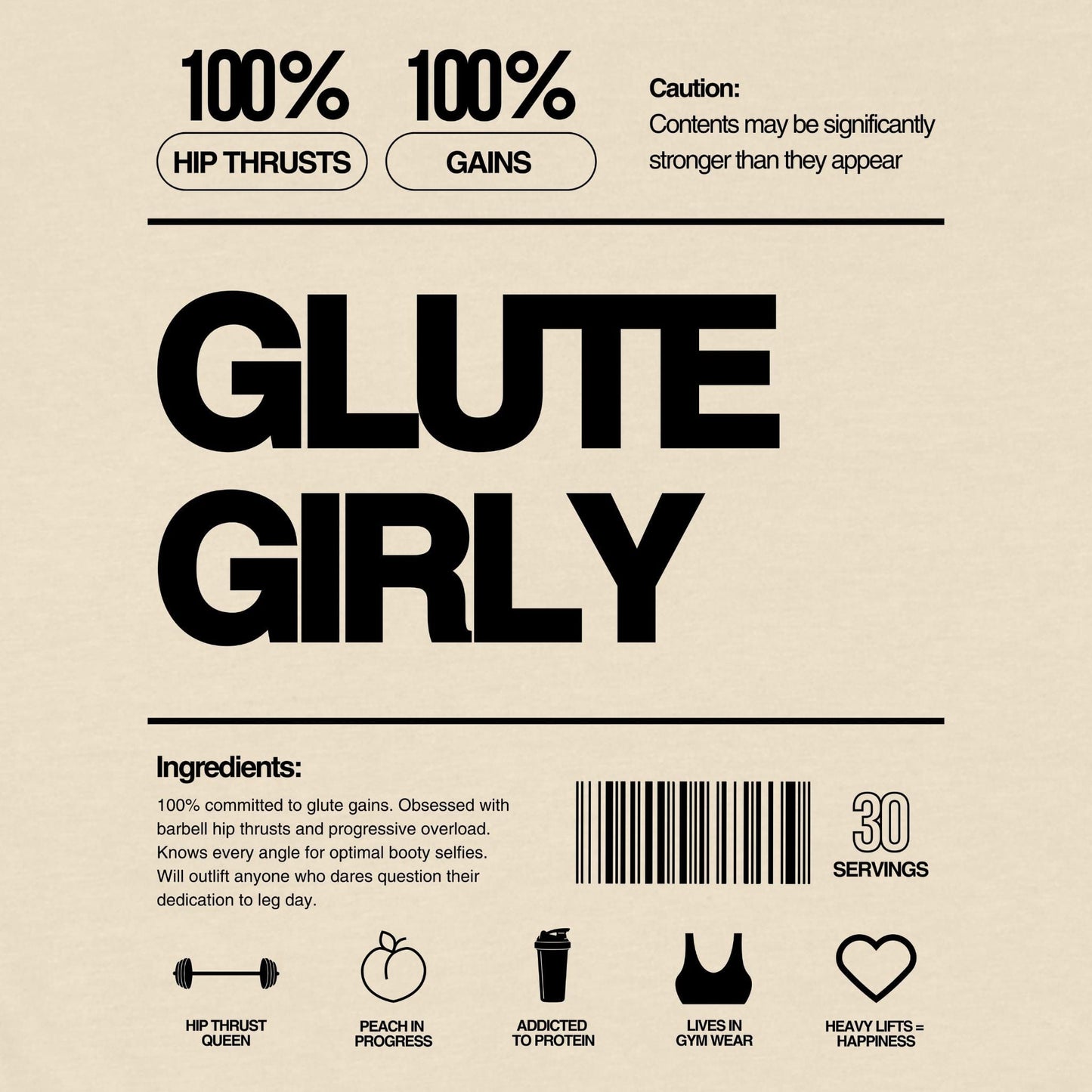 Glute Girly T-Shirt