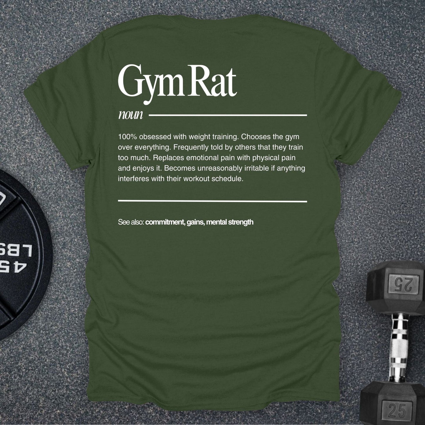 Gym Rat Defintion T-Shirt