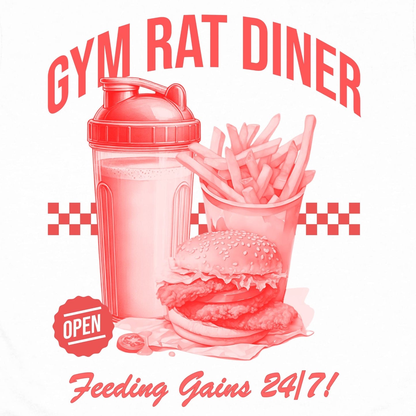 Gym Rat Diner T-Shirt