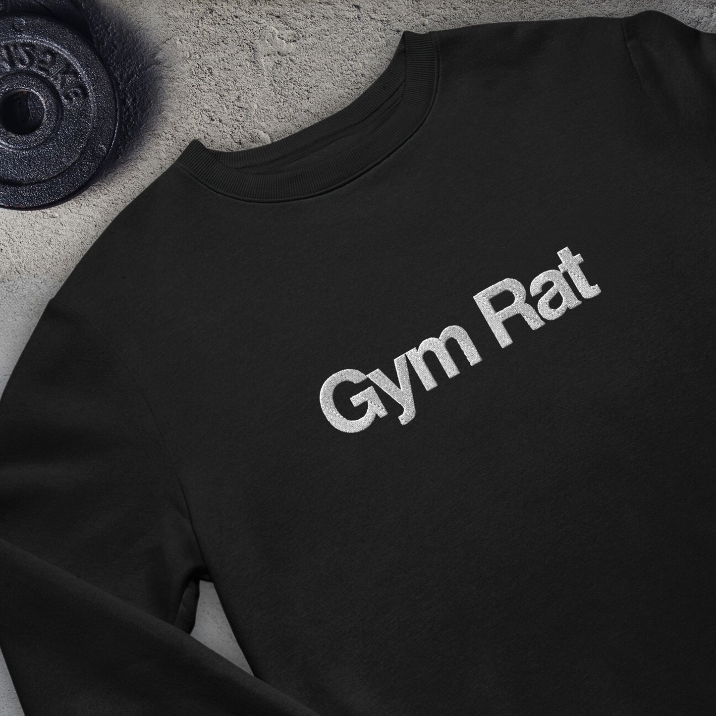 Gym Rat Embroidered Sweatshirt