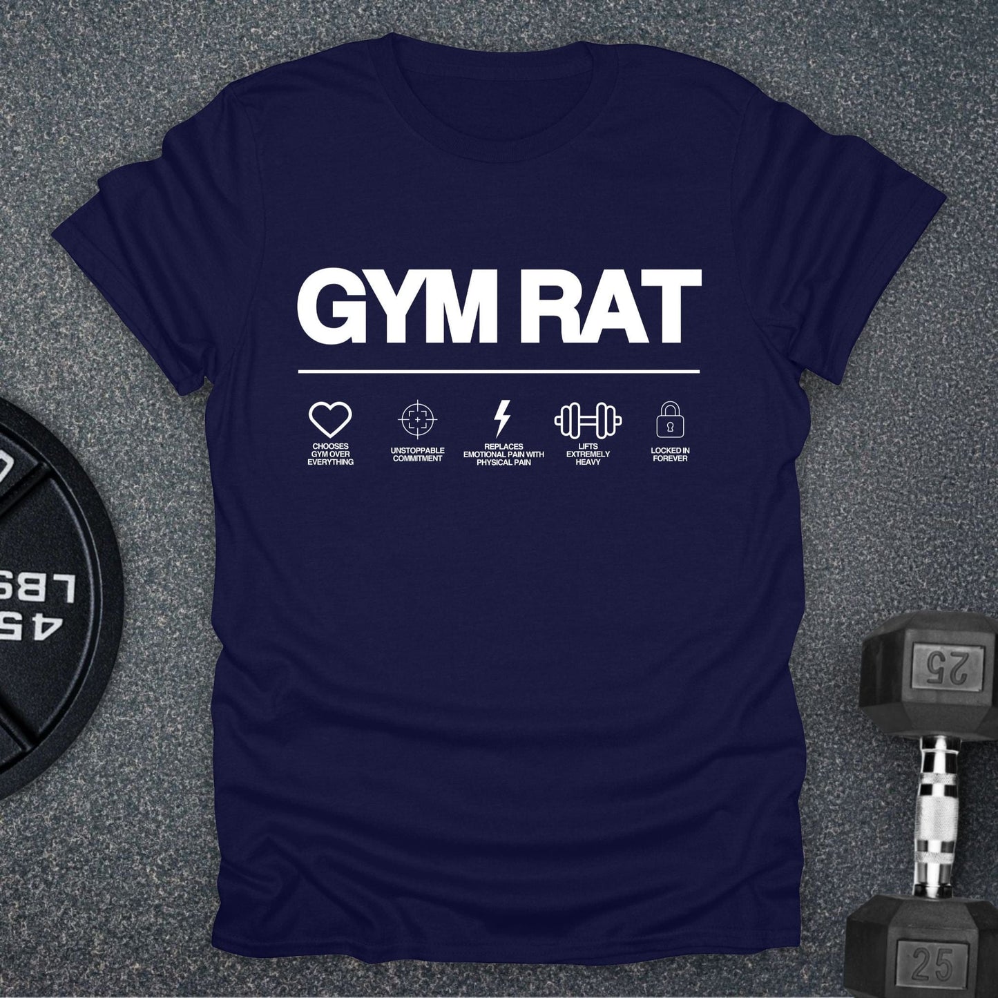 Gym Rat Icon T-Shirt
