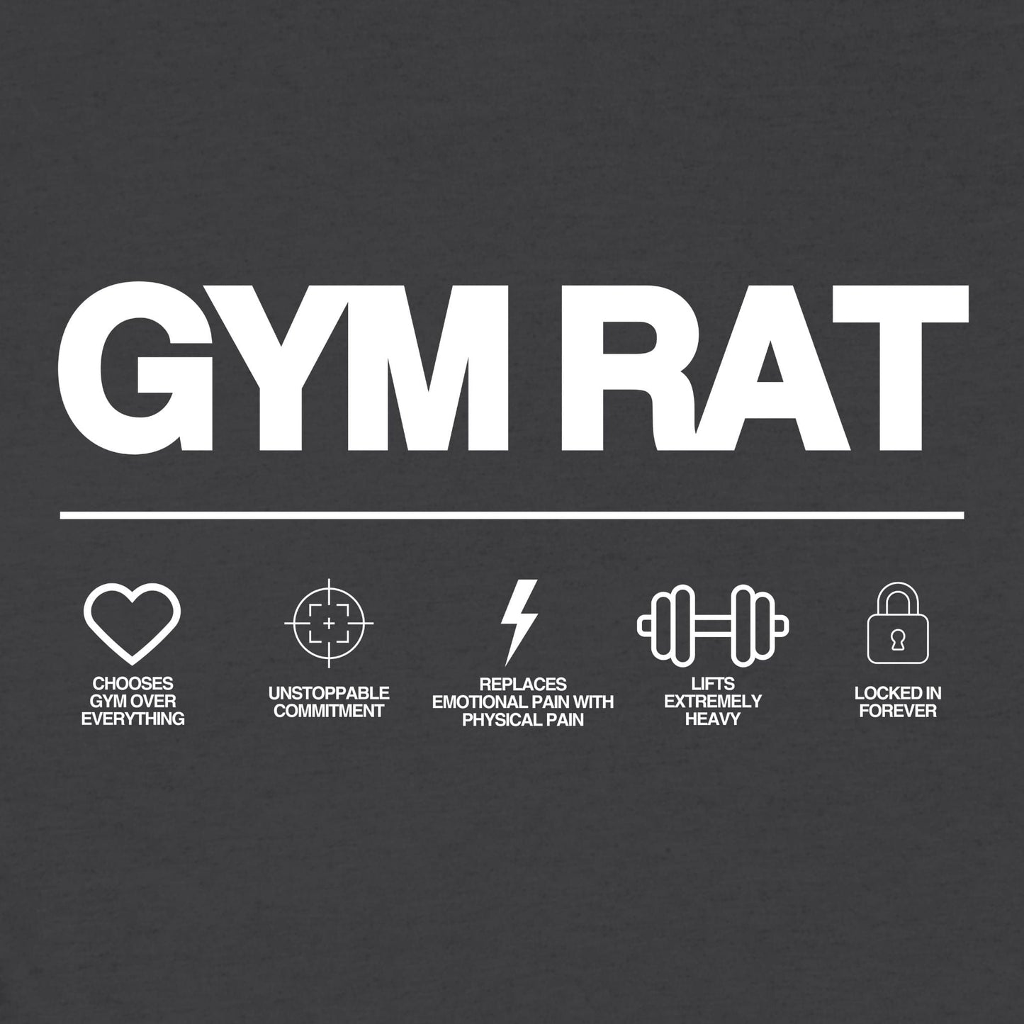 Gym Rat Icon T-Shirt