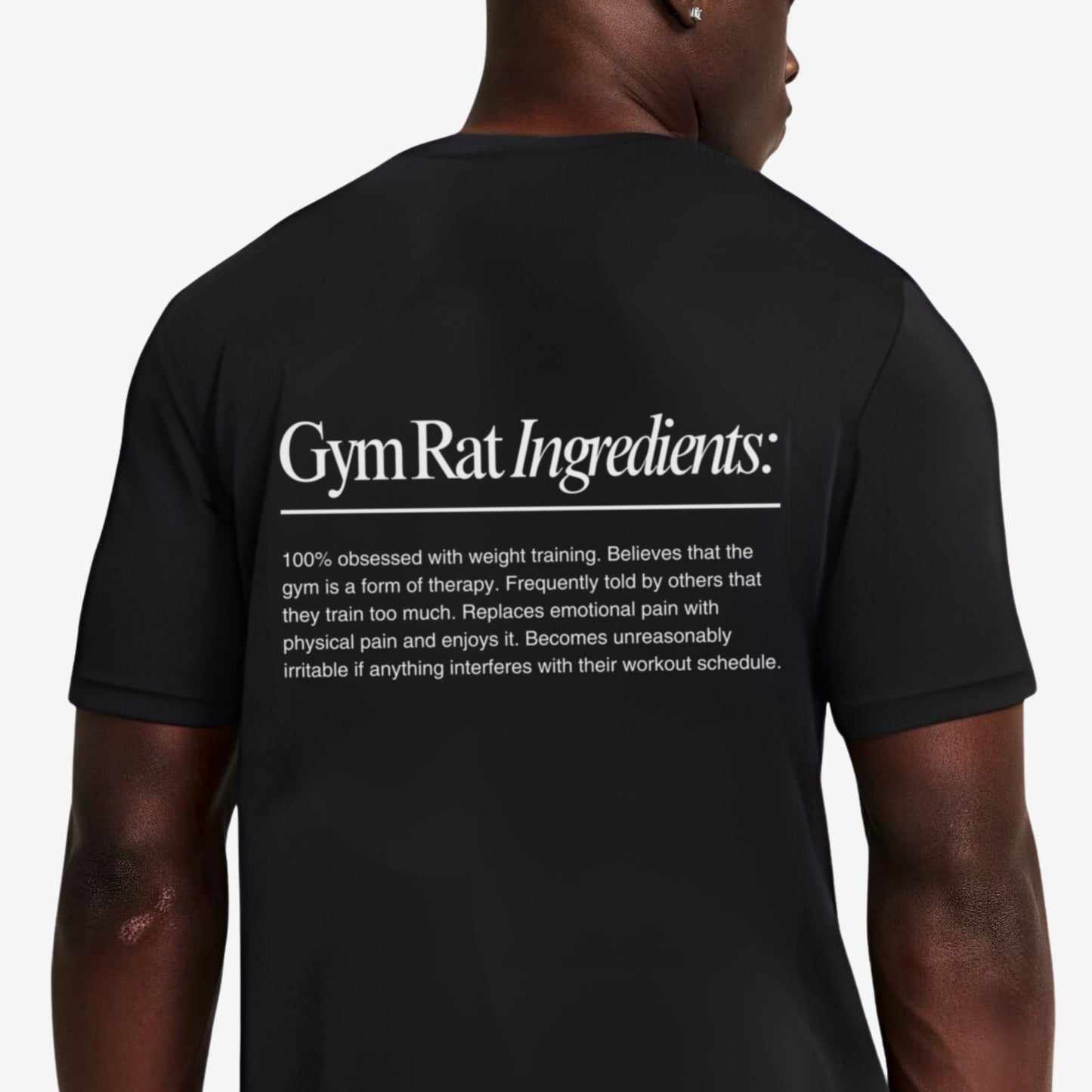 Gym Rat Ingredients T-Shirt