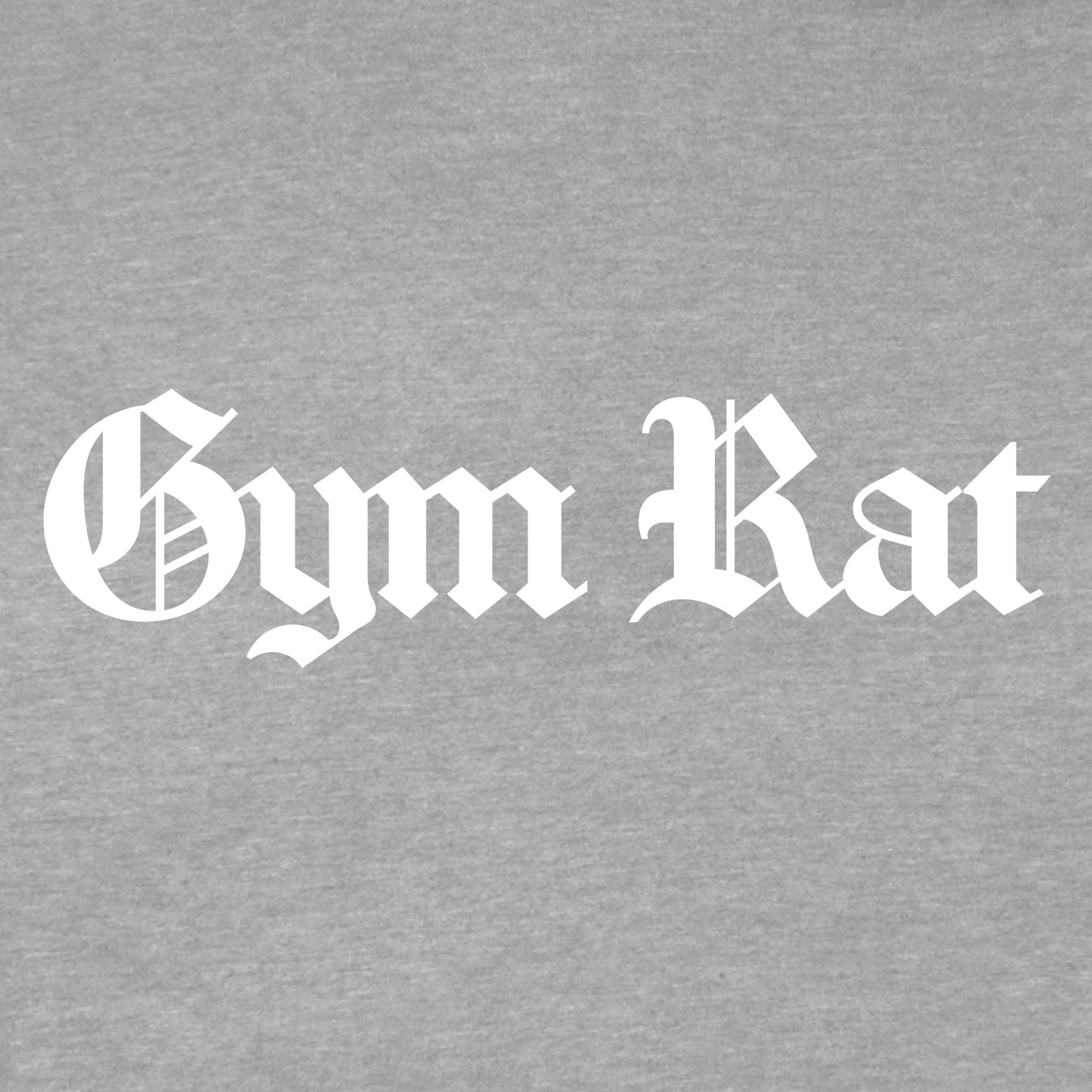 Gym Rat Slogan T-Shirt