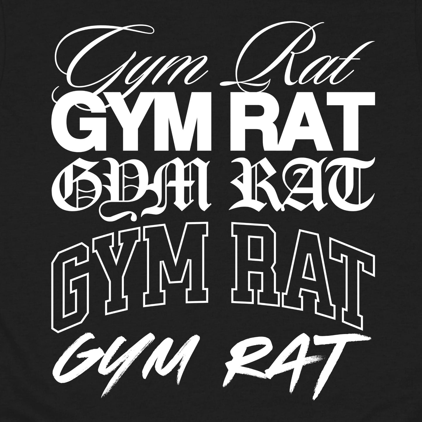 Gym Rat Stack T-Shirt