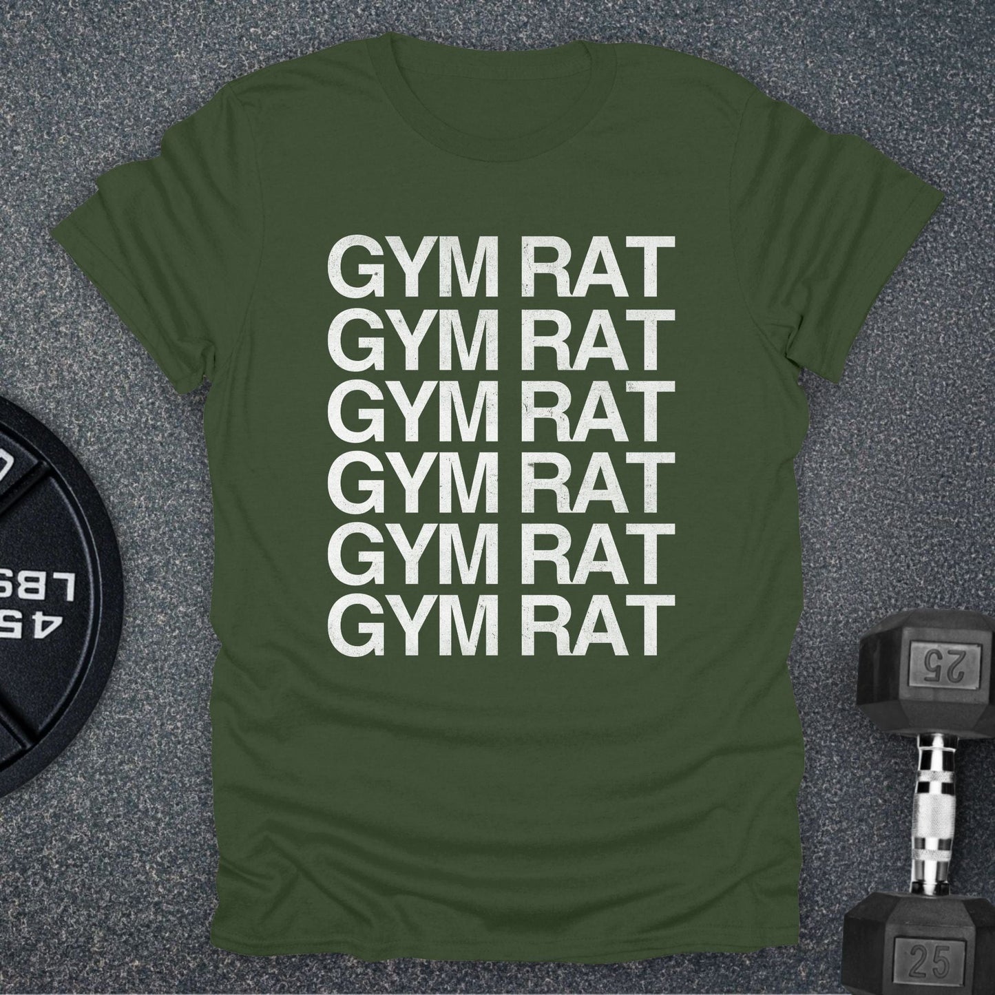 Gym Rat Stacked T-Shirt