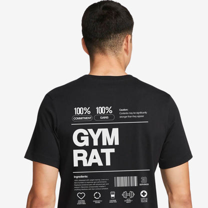 Gym Rat T-Shirt Black