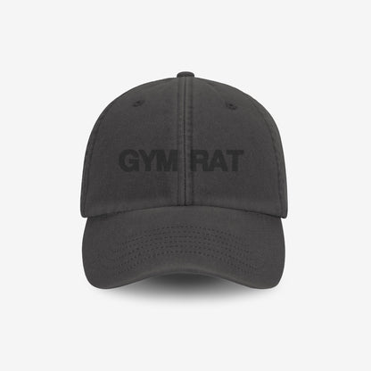 Gym Rat Vintage Dad Hat Black - UK & Europe exclusive