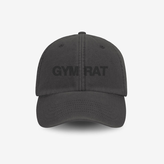 Gym Rat Vintage Dad Hat Black - UK & Europe exclusive