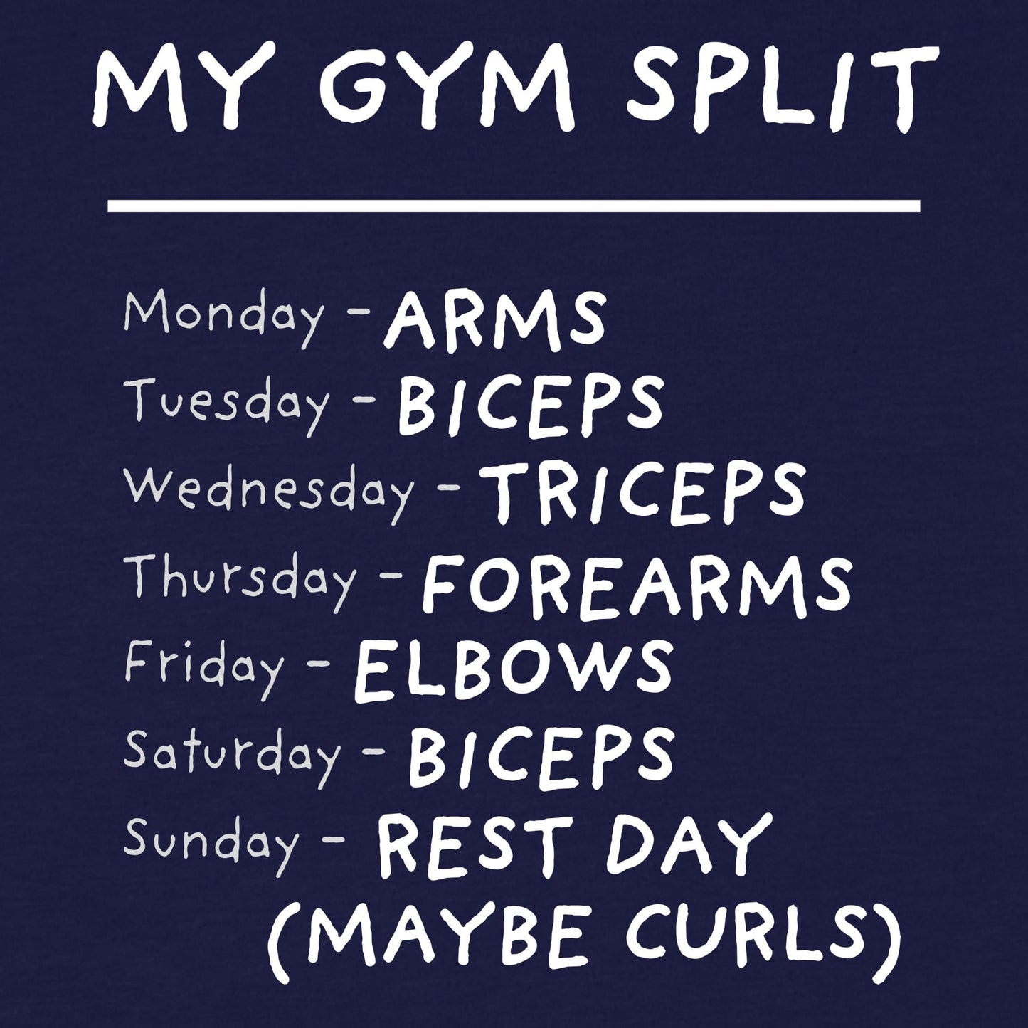 Gym Split T-Shirt