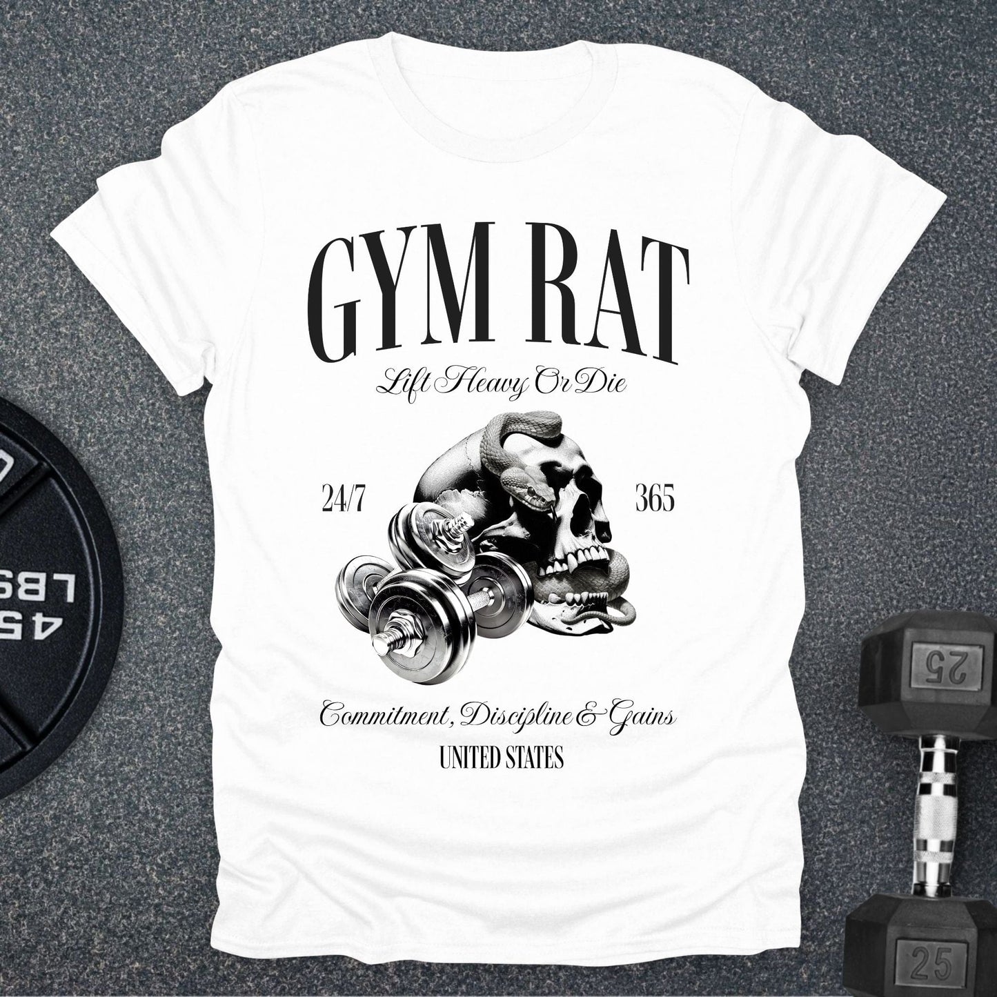 Skull Gym Rat T-Shirt