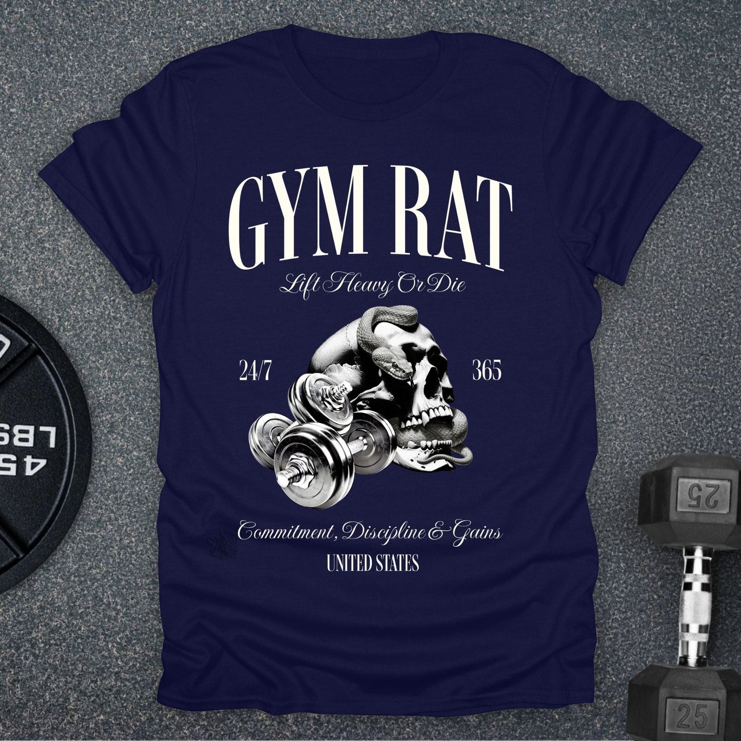 Skull Gym Rat T-Shirt