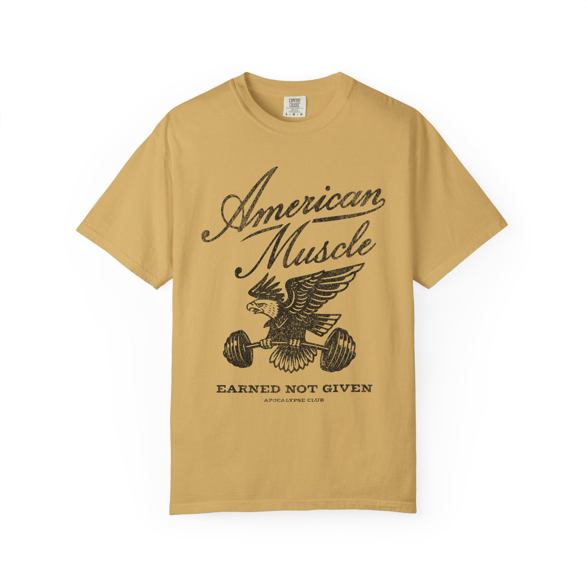 Fall American Muscle Emblem Premium T-Shirt