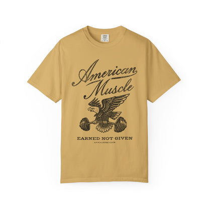 Fall American Muscle Emblem Premium T-Shirt