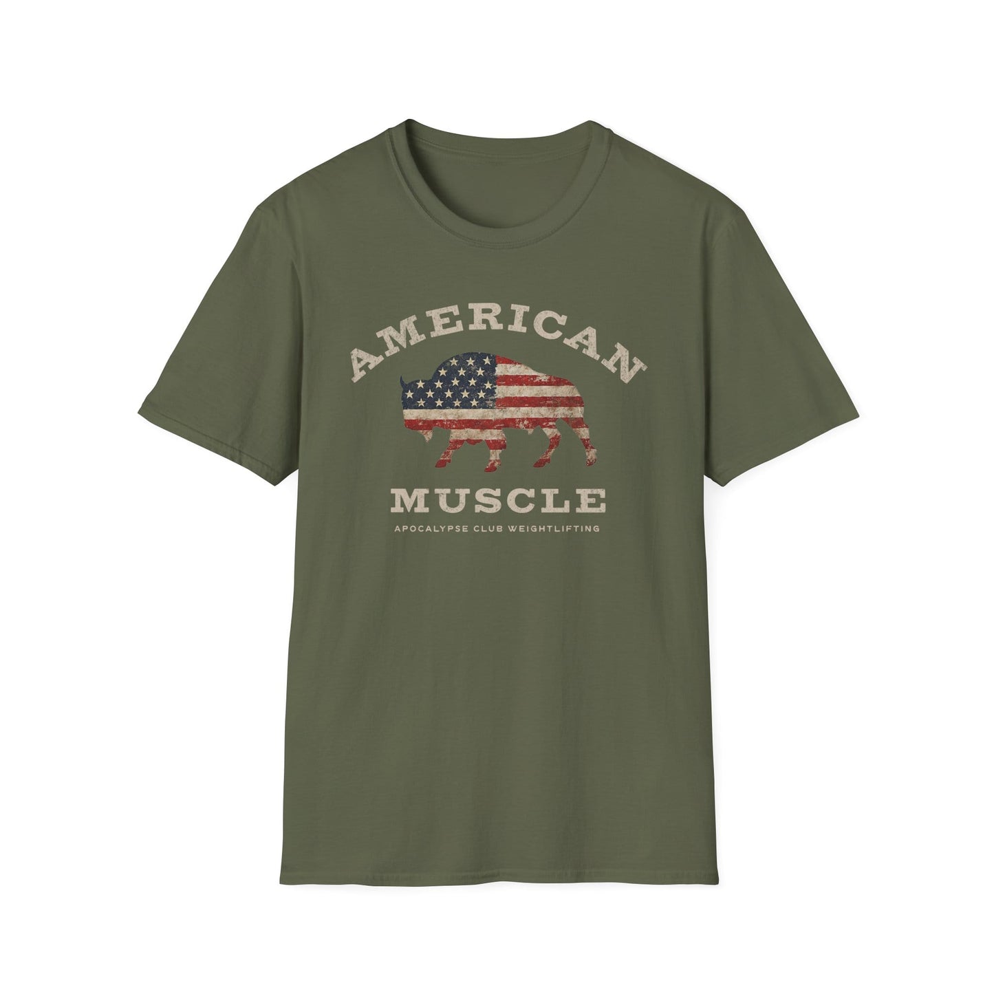 American Muscle Bison T-Shirt