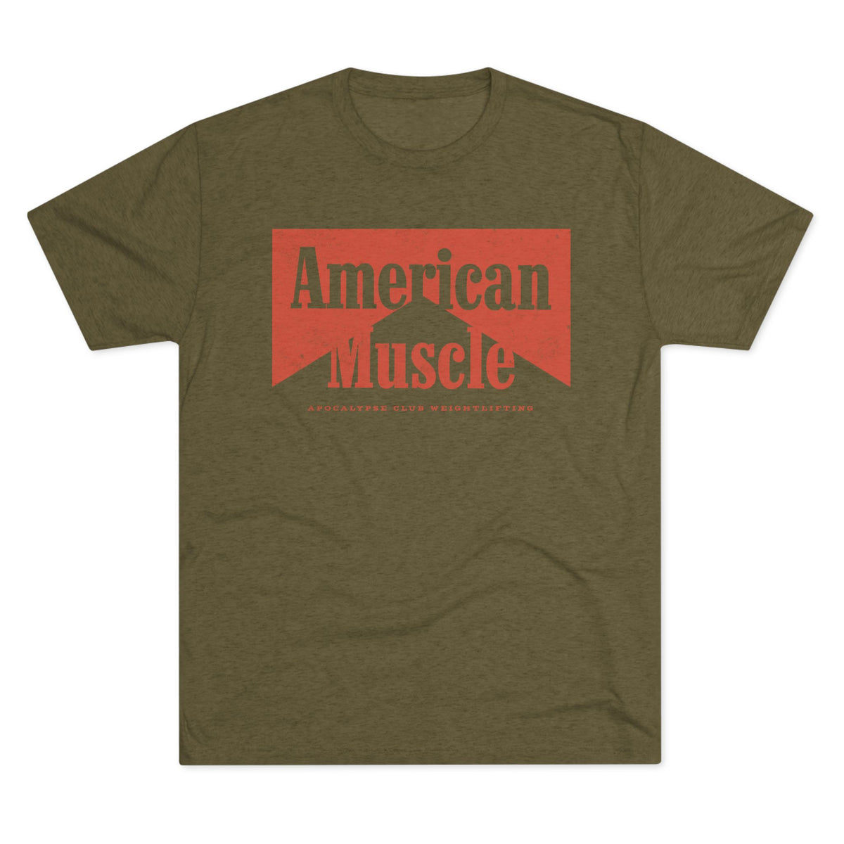 Western American Muscle Tri-Blend T-Shirt