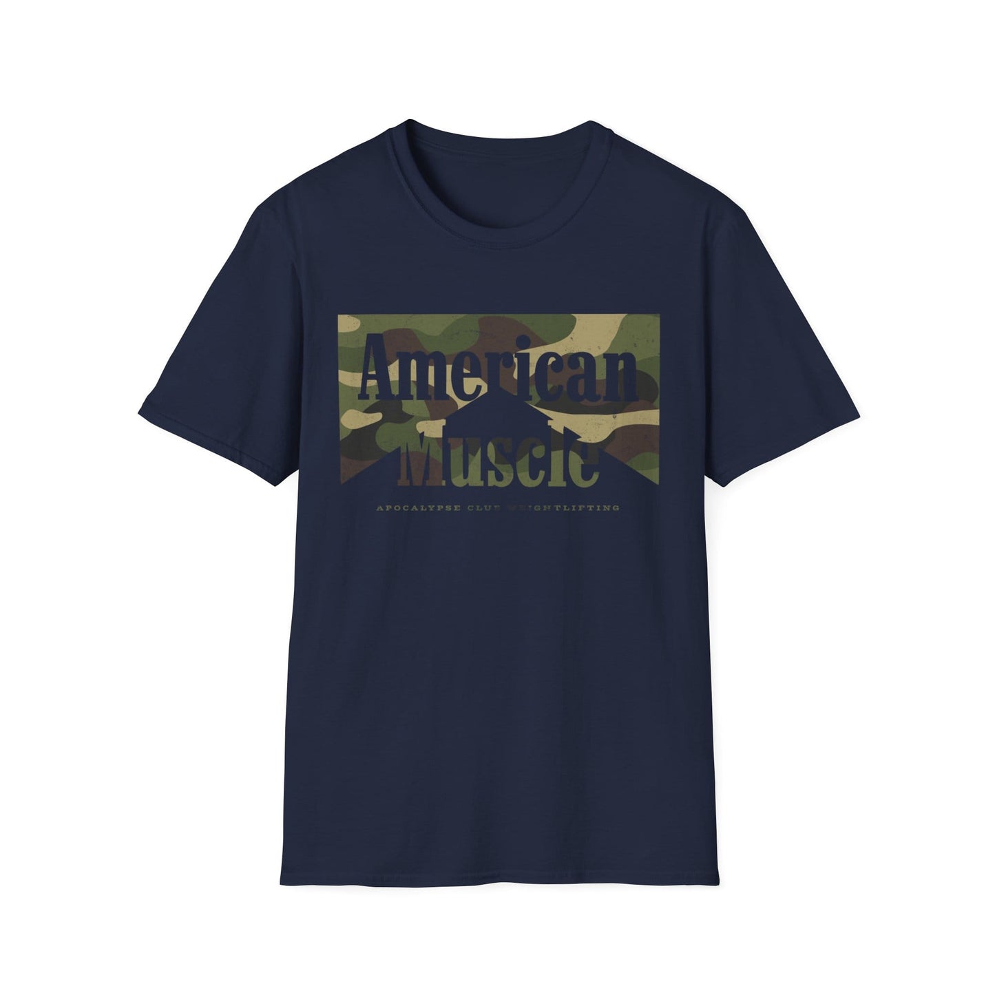 Camo Western American Muscle T-Shirt