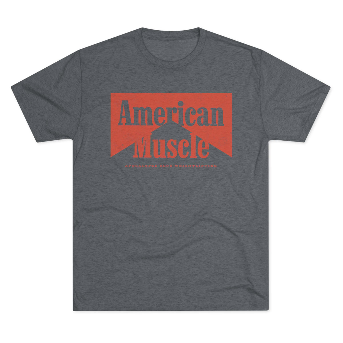 Western American Muscle Tri-Blend T-Shirt