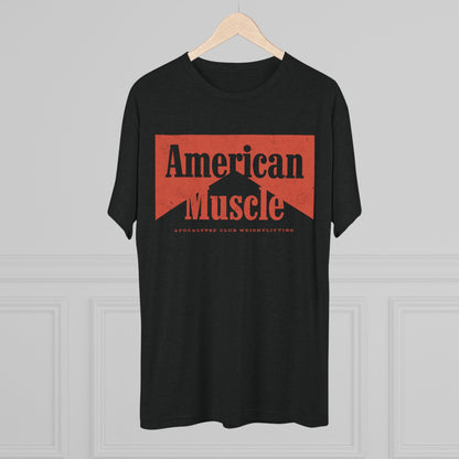 Western American Muscle Tri-Blend T-Shirt