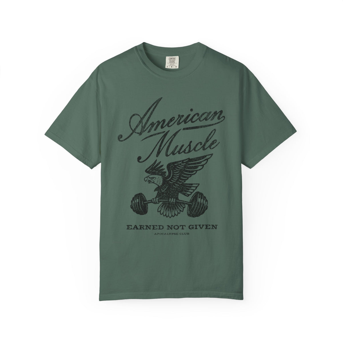 Fall American Muscle Emblem Premium T-Shirt