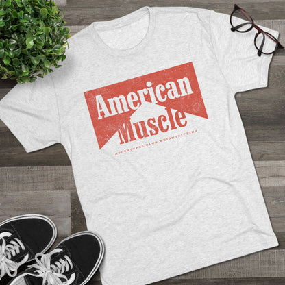 Western American Muscle Tri-Blend T-Shirt