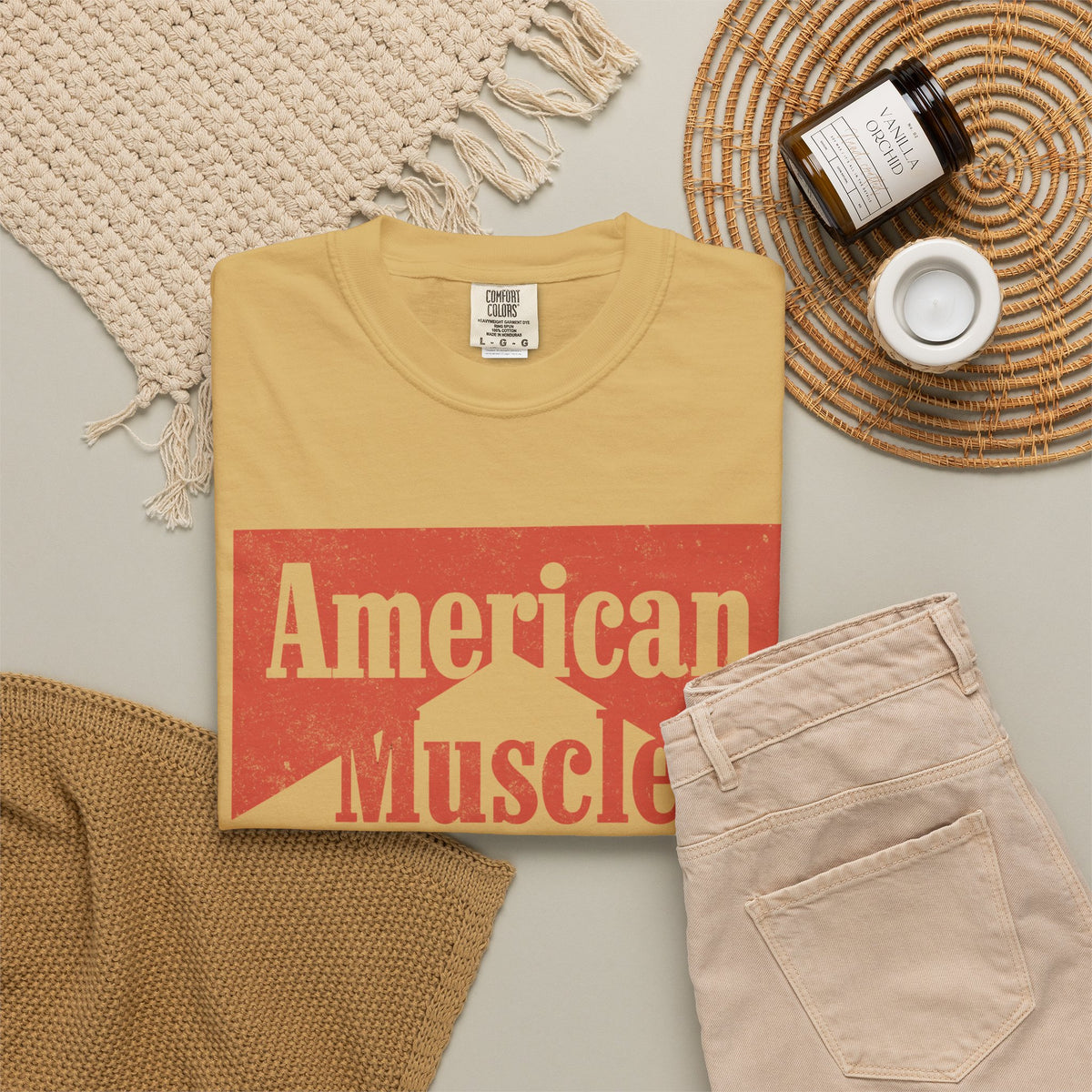 Fall Western American Muscle Premium T-Shirt