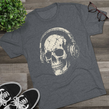 Locked In Skull Tri-Blend T-Shirt