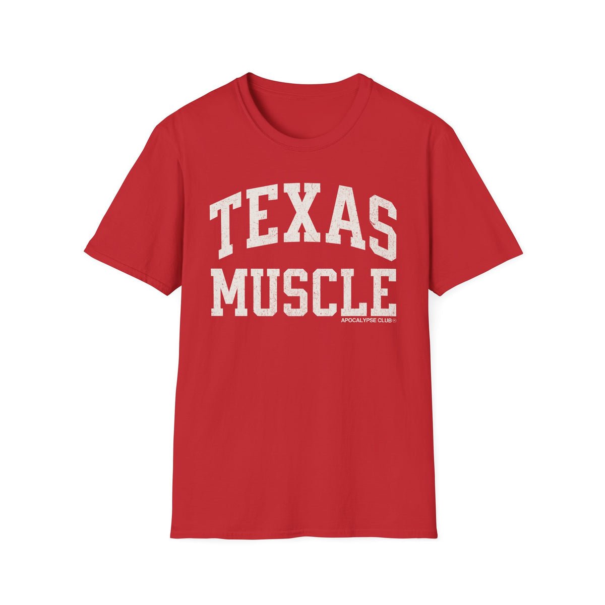 College Texas Muscle T-Shirt