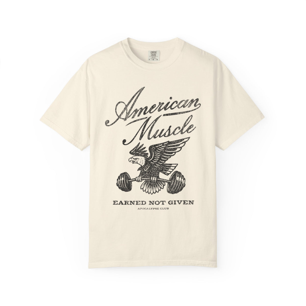 Fall American Muscle Emblem Premium T-Shirt