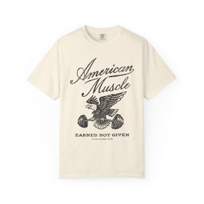 Fall American Muscle Emblem Premium T-Shirt