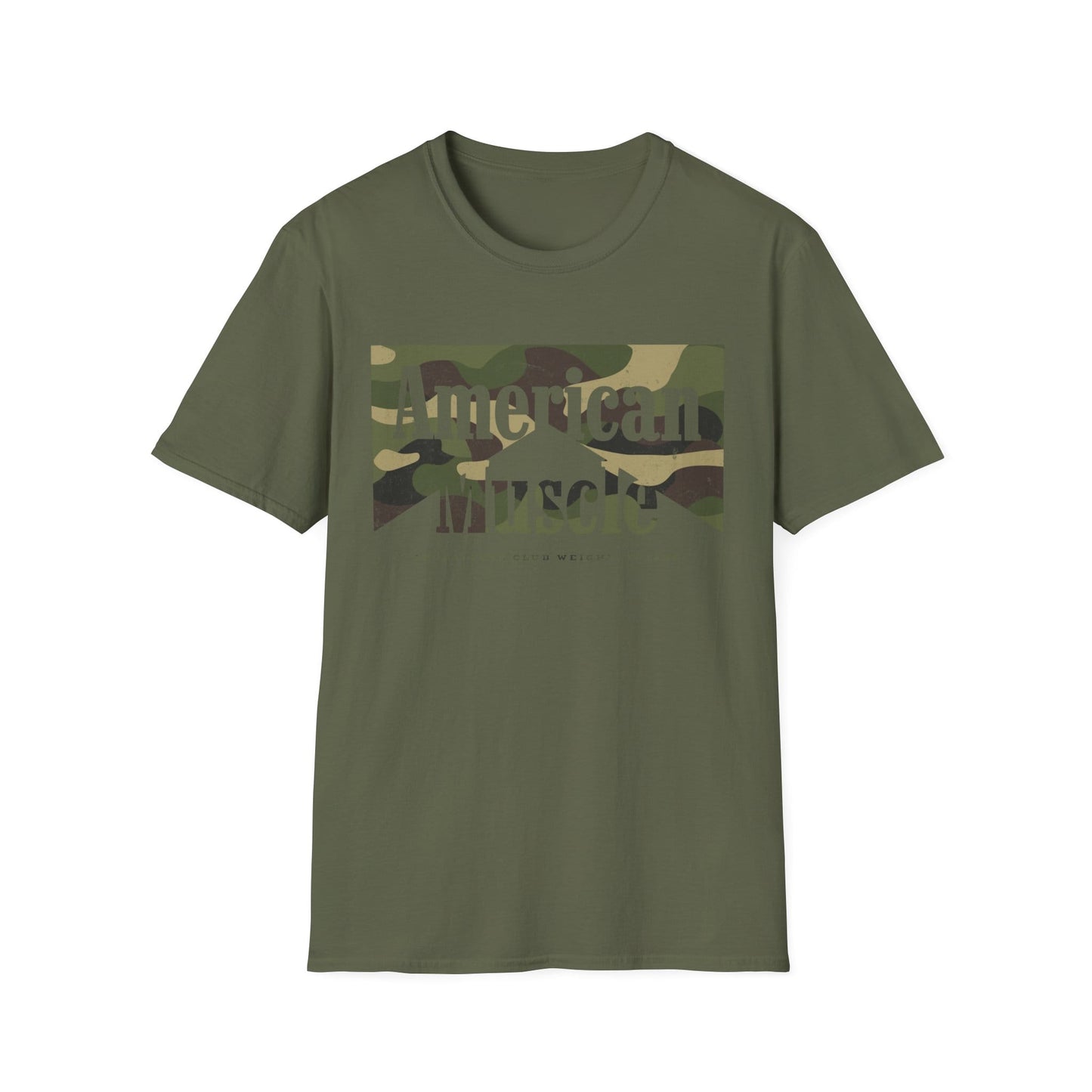 Camo Western American Muscle T-Shirt