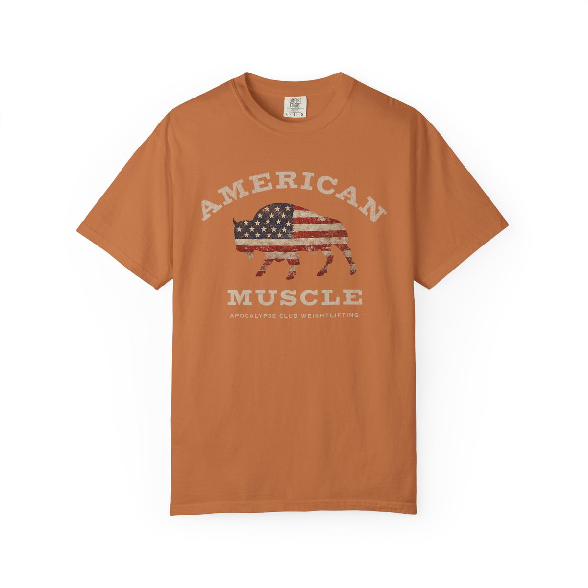 Fall American Muscle Bison Premium T-Shirt