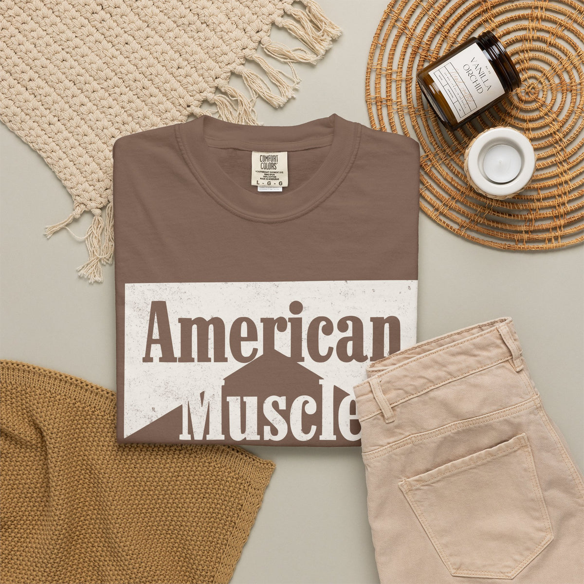 Fall Western American Muscle Premium T-Shirt