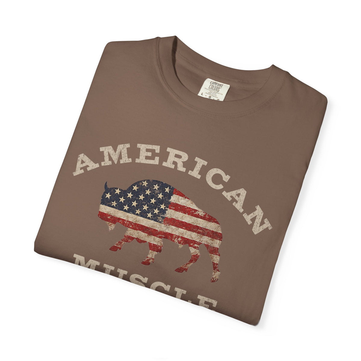 Fall American Muscle Bison Premium T-Shirt