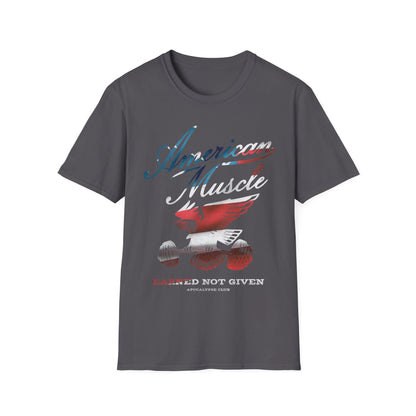 American Muscle Emblem Flag T-Shirt