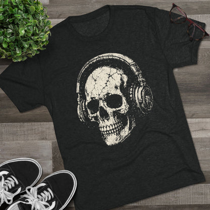 Locked In Skull Tri-Blend T-Shirt