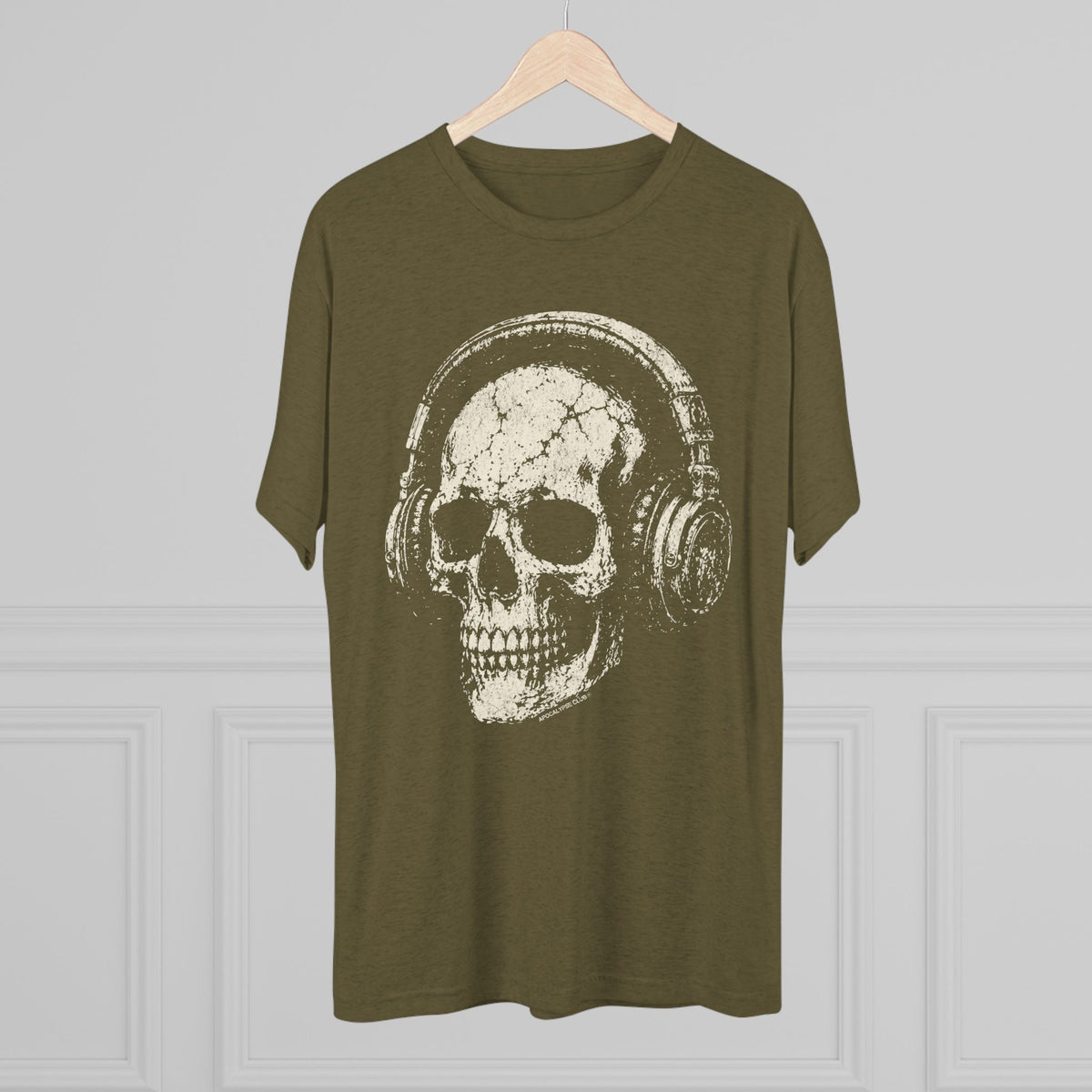 Locked In Skull Tri-Blend T-Shirt