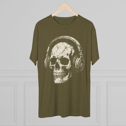 Locked In Skull Tri-Blend T-Shirt
