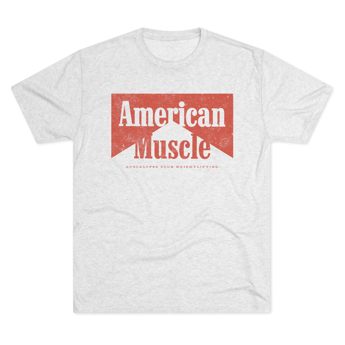 Western American Muscle Tri-Blend T-Shirt