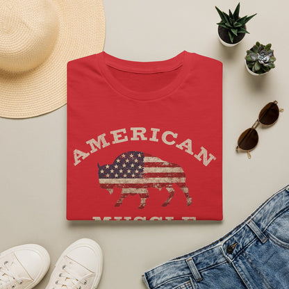 American Muscle Bison T-Shirt
