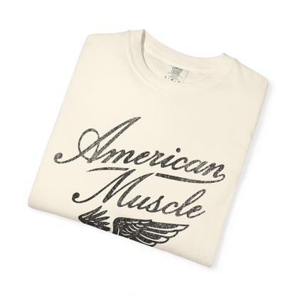 Fall American Muscle Emblem Premium T-Shirt